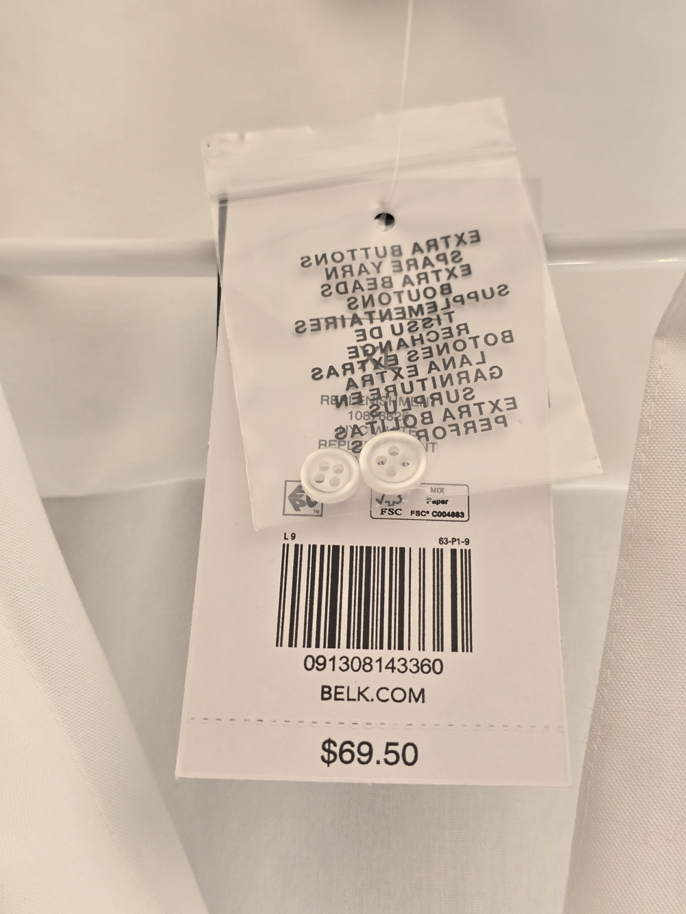 The Limited Non-Iron White Button-Up Shirt - Picture 4 of 6